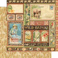 Grafisch 45 Safari Adventure Deluxe Collectors Edition 12" x 12"