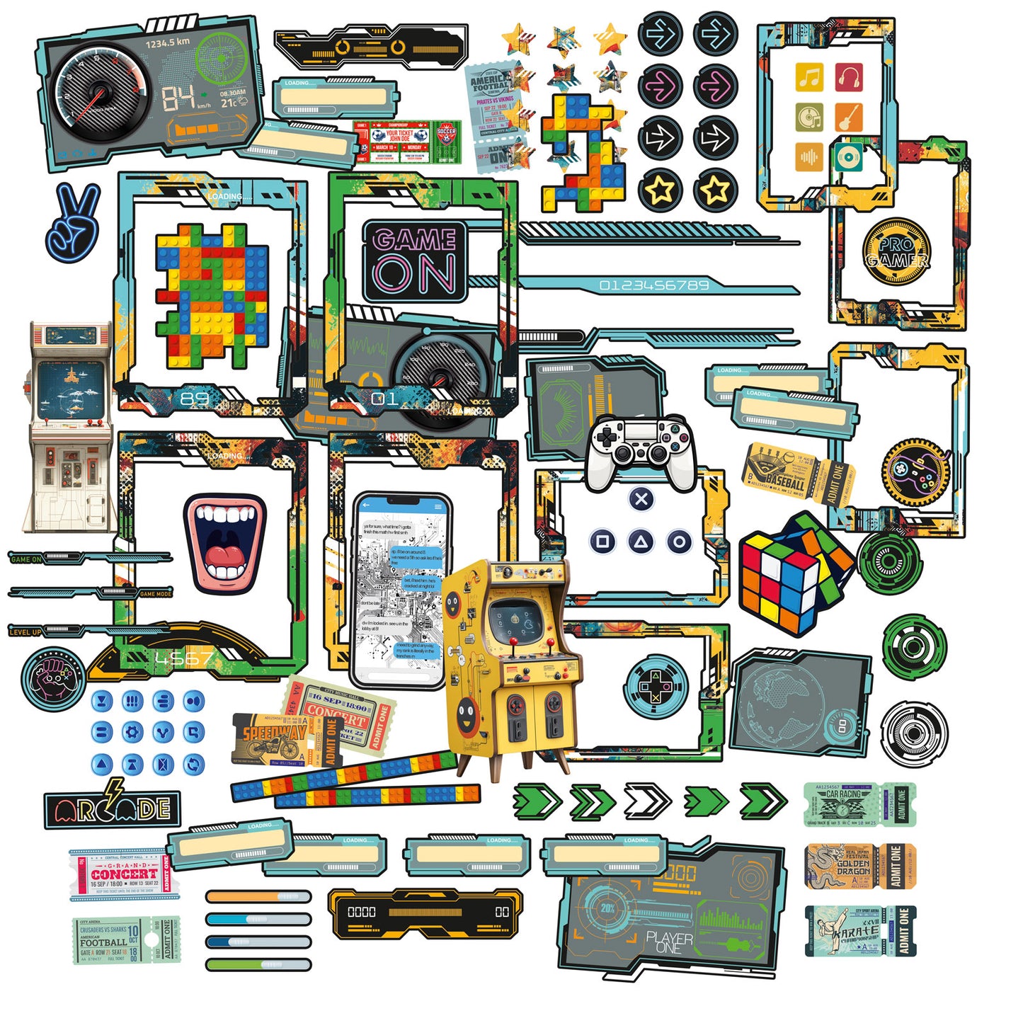 49 & Market Level Up Ephemera & Frame Set