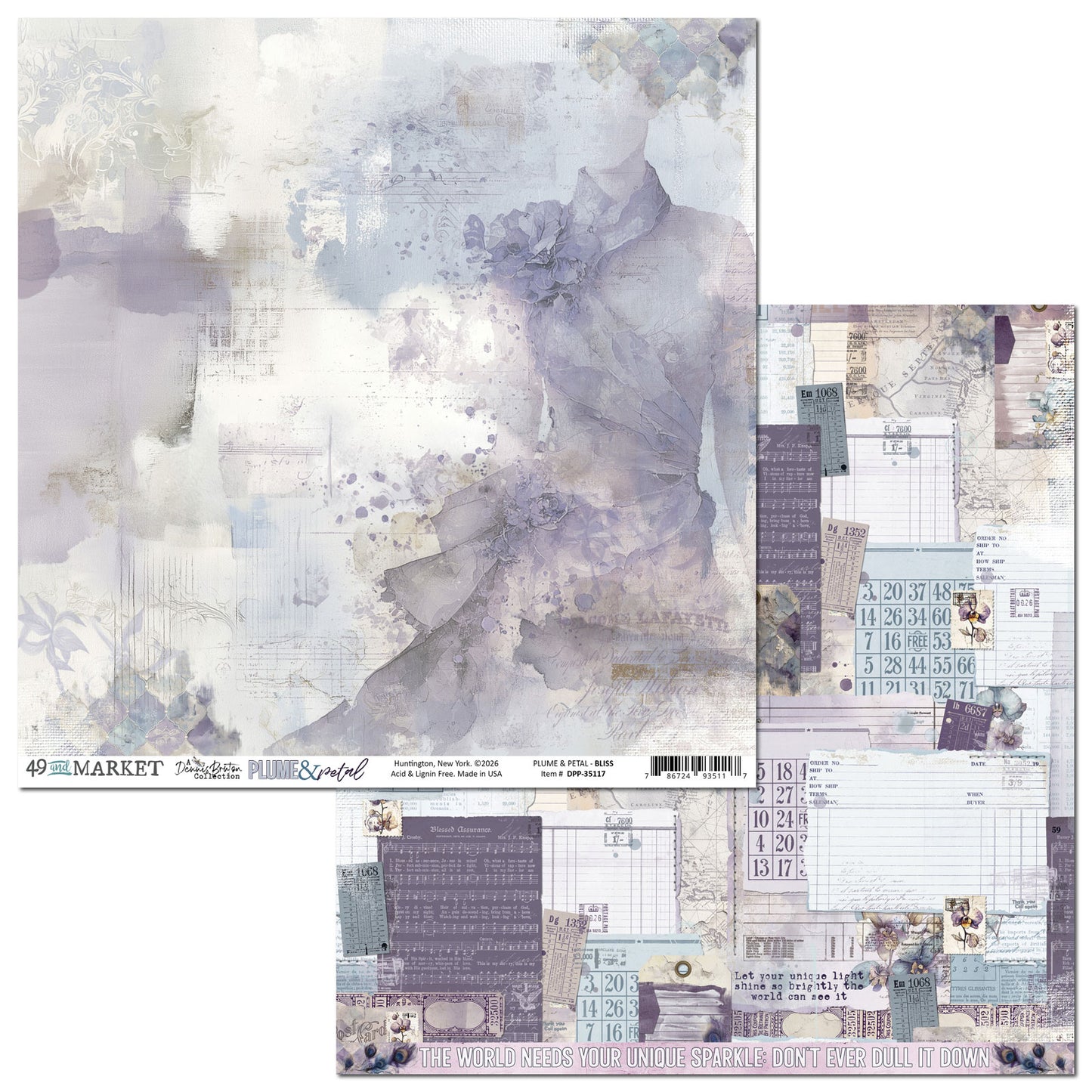 49 & Market Plume & Petal 12x12 Collection Pack