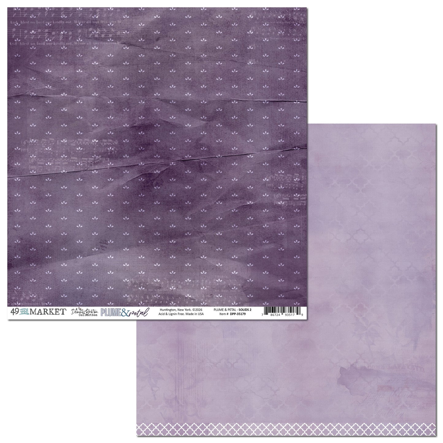 49 & Market Plume & Petal 12x12 Solids Collection Pack