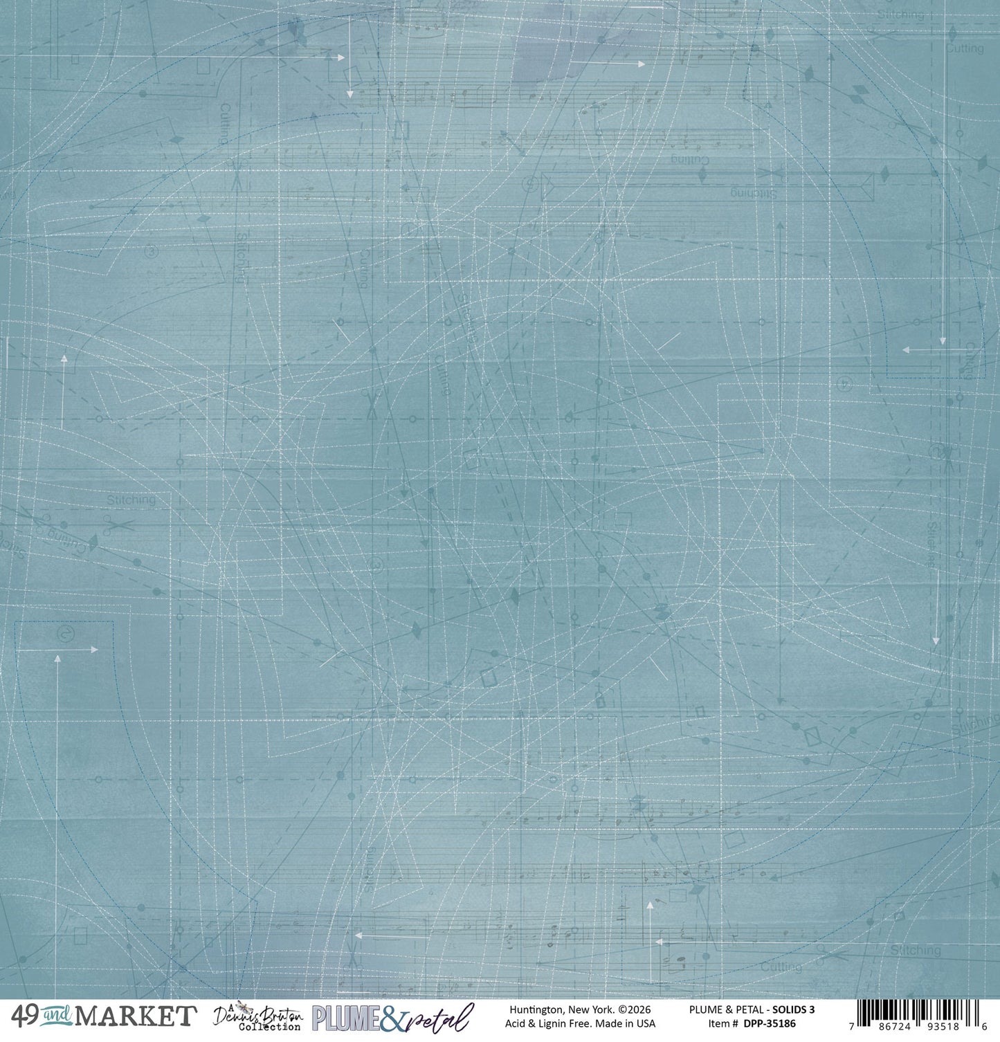 49 & Market Plume & Petal 12x12 Solids Collection Pack