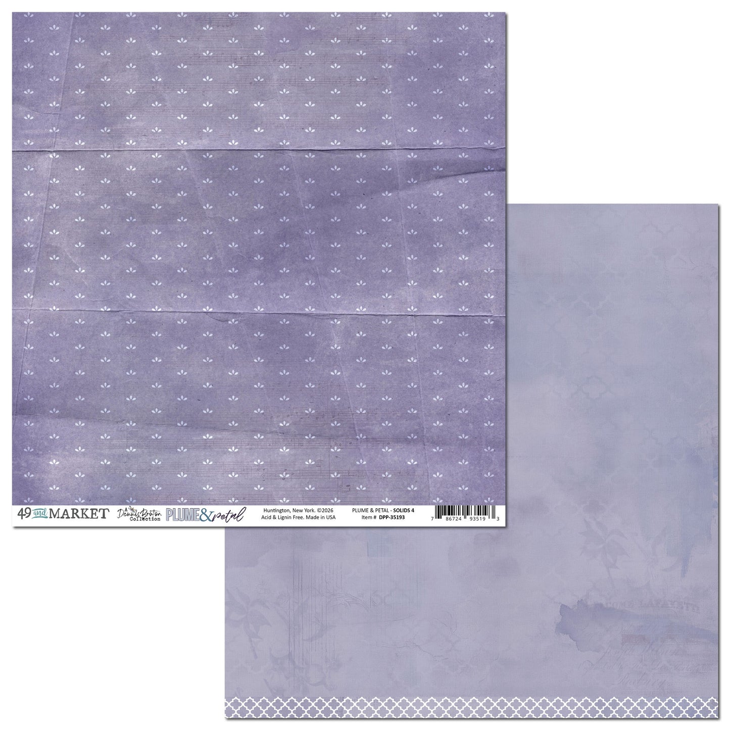 49 & Market Plume & Petal 12x12 Solids Collection Pack