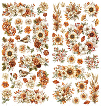 49 & Market Season's Bounty Laser Cut Wildflowers
