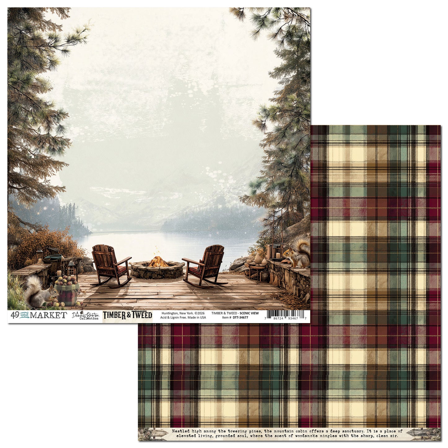 49 & Market Timber & Tweed 12x12 Collection Pack
