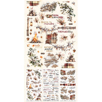 49 & Market Timber & Tweed Essential 6 x 12 Rub-On Transfer Set