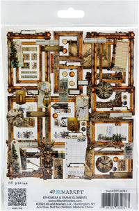 49 & Market Timber & Tweed Ephemera and Frames