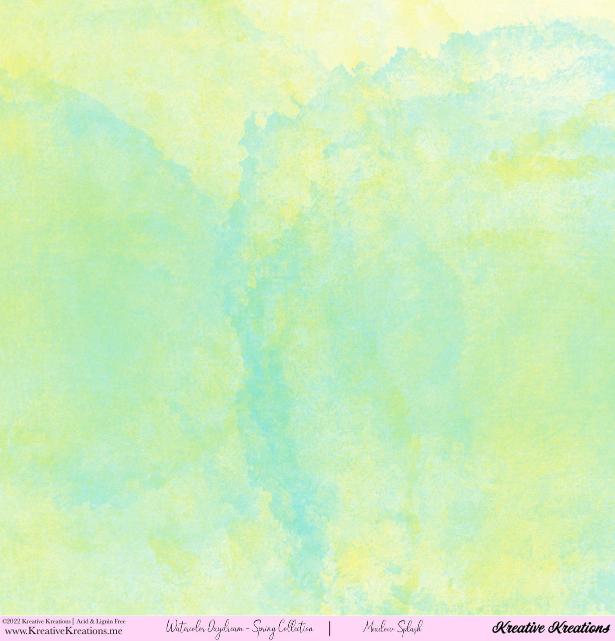 Kreative Kreations Watercolor Daydream - Spring Collection 12” x 12” Paper Collection