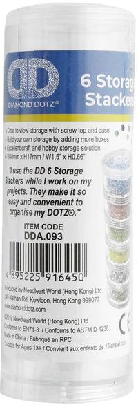 Diamond Dotz Freestyle Storage Stack Twist 6-laags containers