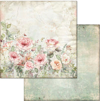 Paquete de papel Stamperia La Casa de las Rosas 8" x 8"