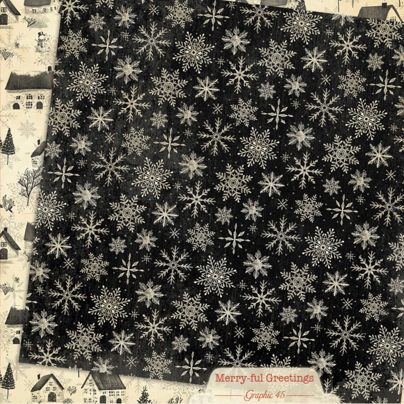 Graphic 45 Merry-ful Greetings 8” x 8” Collection Pack