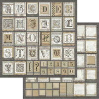 Stamperia kalligrafie 12" x 12" papierpakket 