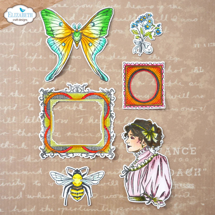 Elizabeth Craft Designs Engels platteland 1 Die Set 2001