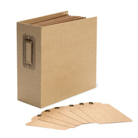 Graphic 45 Square Tag and Pocket Album - Kraft