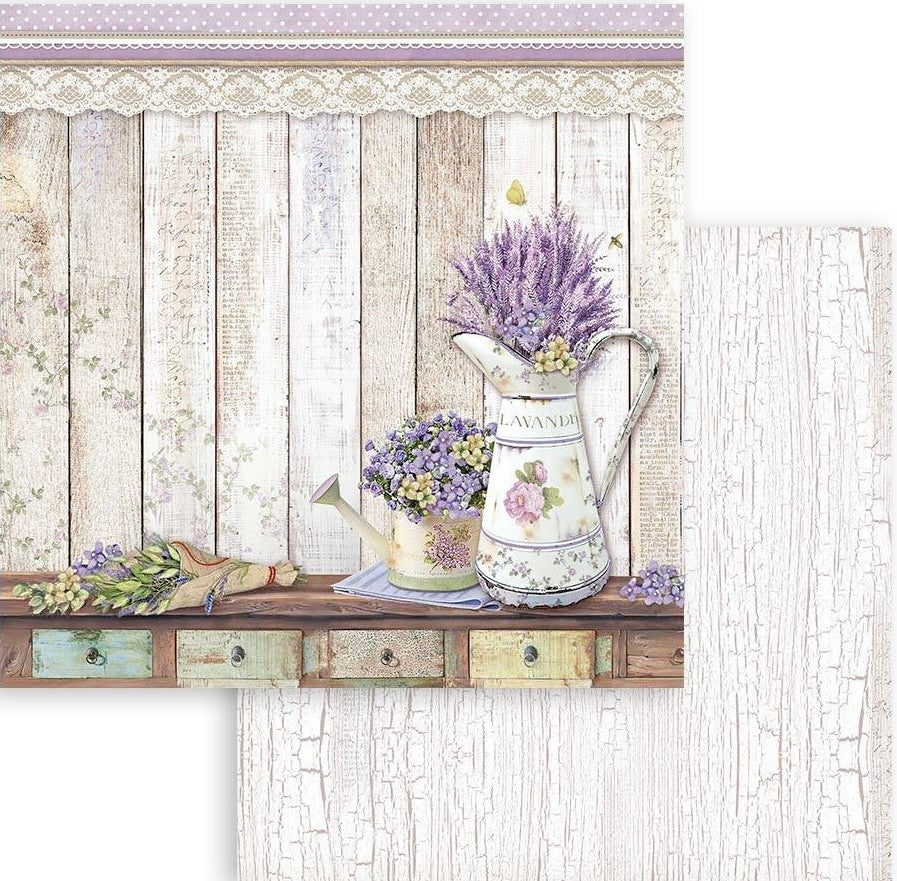 Stamperia Double Face 8” x 8” Paper Collection - Provence 2.0