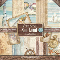 Paquete de papel Stamperia Sea Land 12" x 12"