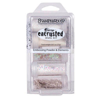 Stampendous Frantage Encrusted Jewel White Embossing Powder and Elements Kit