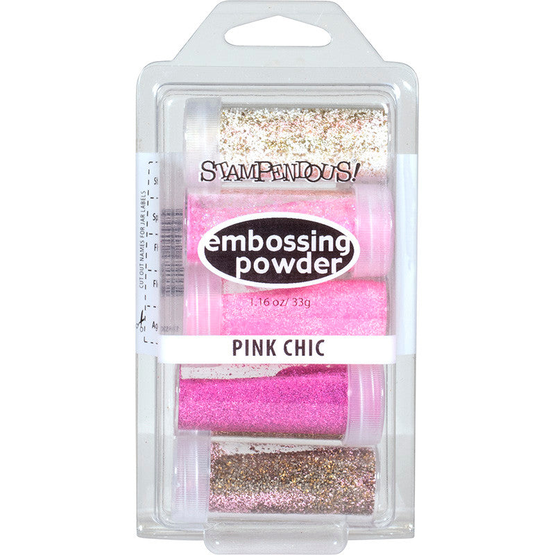 Stampendous Pink Chic Embossing Powder Kit – Kreative Kreations
