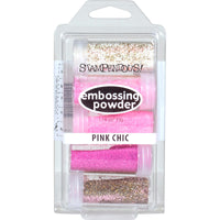 Kit de polvos para relieve Stampendous Pink Chic