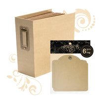 Graphic 45 Square Tag and Pocket Album - Kraft