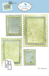 Elizabeth Craft Designs Everyday Elements Postage Stamps  Die Set