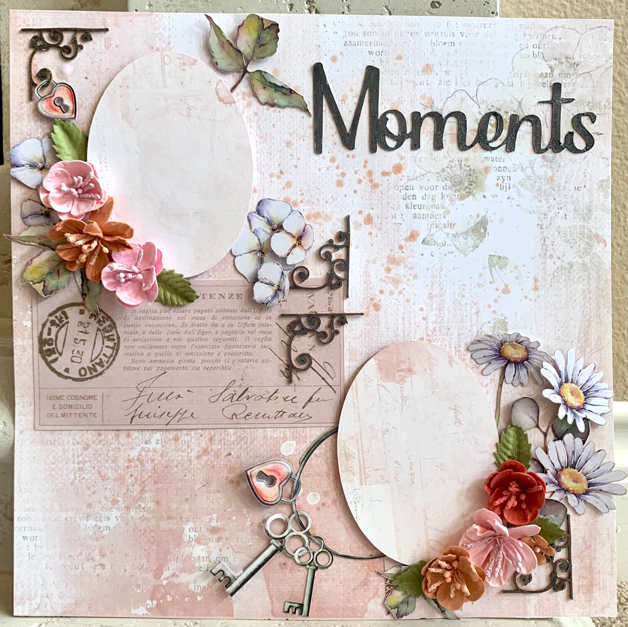 Kreative Kreations “Unforgettable Moments” 2-Page Layout (Virtual Class # 12)