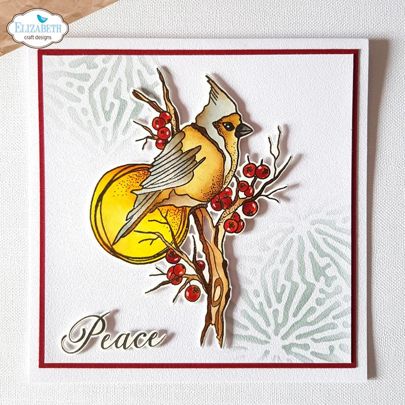 Elizabeth Craft Designs Birds of Peace-stempelset