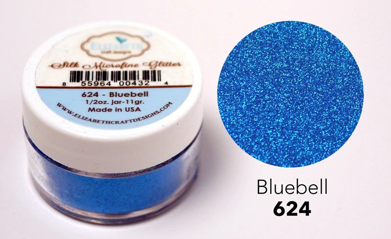 Elizabeth Craft Designs Silk Microfine Glitter - Bluebell 0.5oz