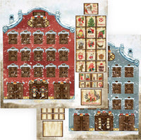Stamperia (12"x12") Dubbelzijdig papierpakket - Romantische kerst 