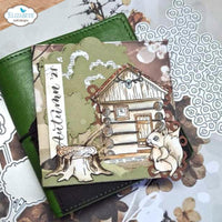 Elizabeth Craft Designs Cabin Love-stempelset