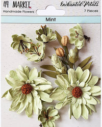 49 and Market Enchanted Petals Mint Flowers