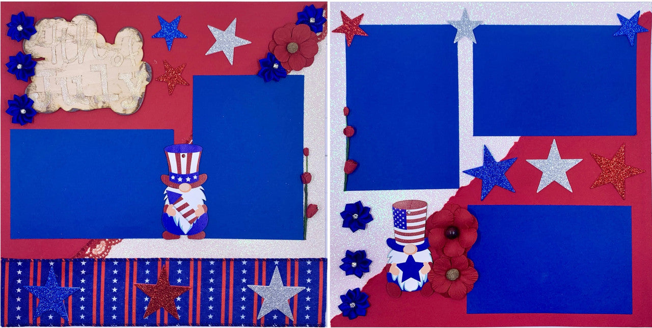 4th of July 2-Page Layout