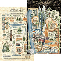 Graphic 45 Adventure Awaits Ephemera Set