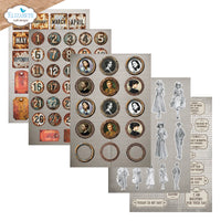 Elizabeth Craft Designs Journal Ephemera 2 Pack (24 Sheets/5.8" x 8.3")