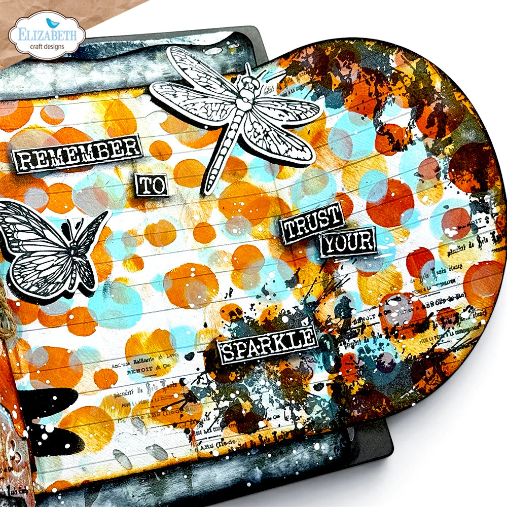 Elizabeth Craft Designs Journal Stencils 11