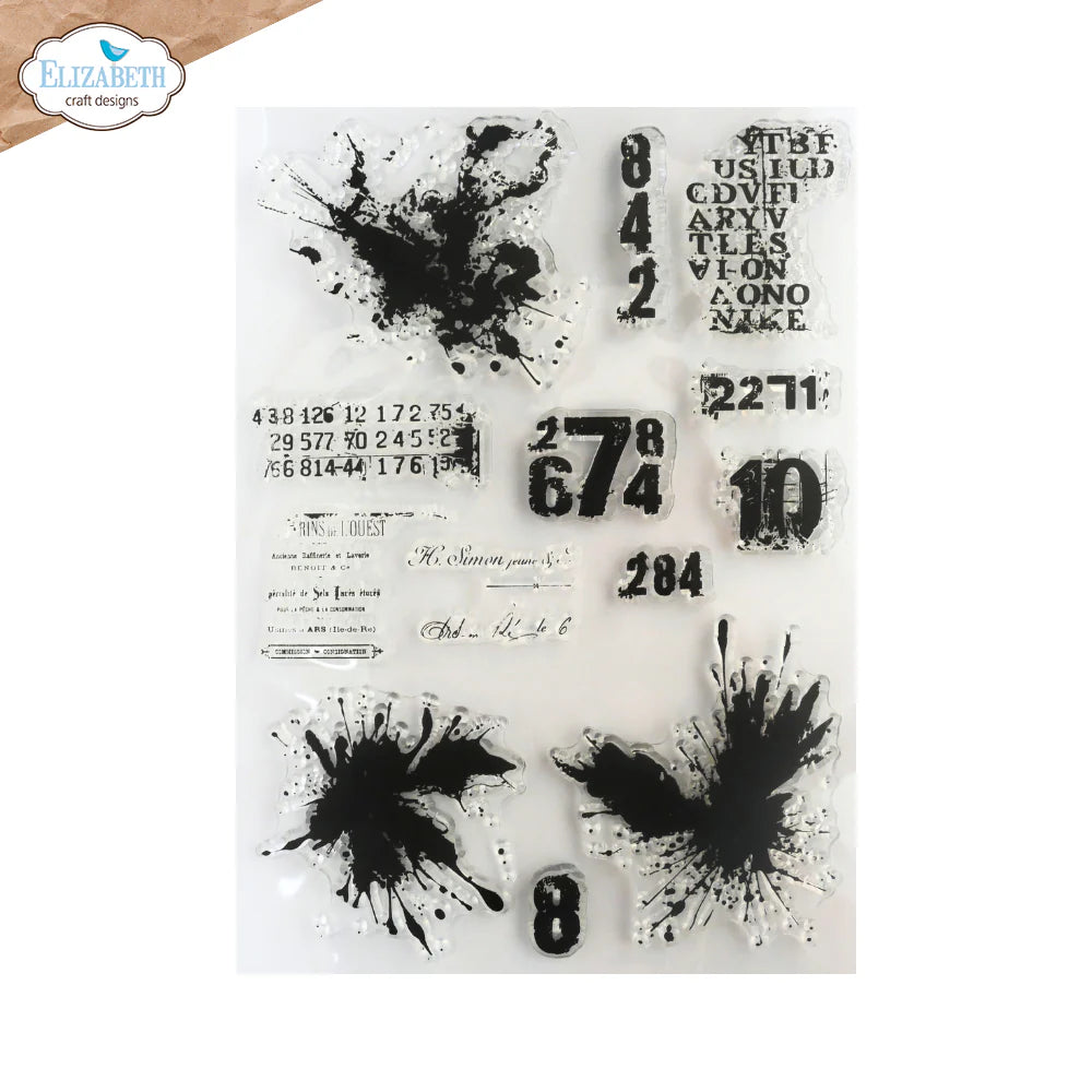 Elizabeth Craft Designs Stamped & Worn Stamp Set