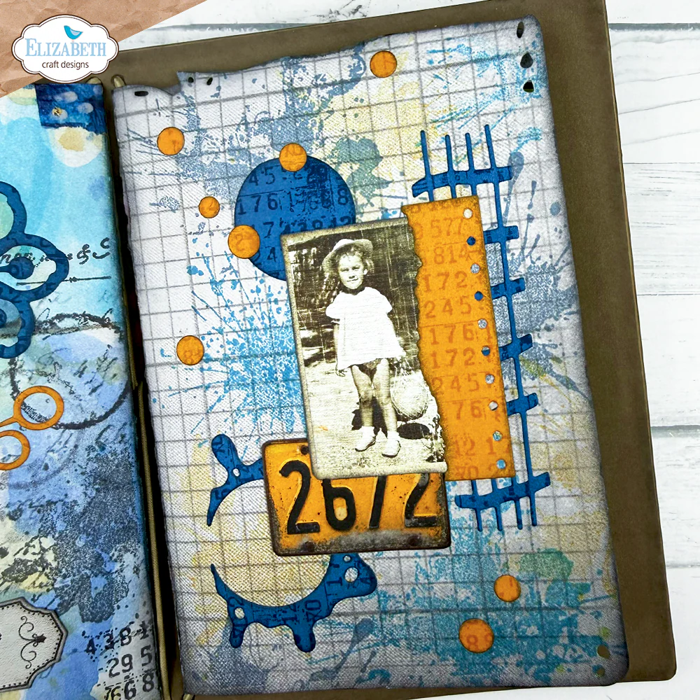 Elizabeth Craft Designs Stamped & Worn Stamp Set