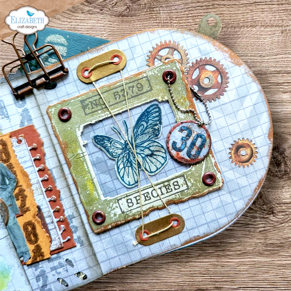Elizabeth Craft Designs Where Wings Wander Stamp & Die Set