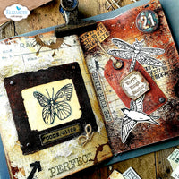Elizabeth Craft Designs Where Wings Wander Stamp & Die Set