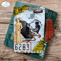 Elizabeth Craft Designs Notebook Fragments Metal Die Set