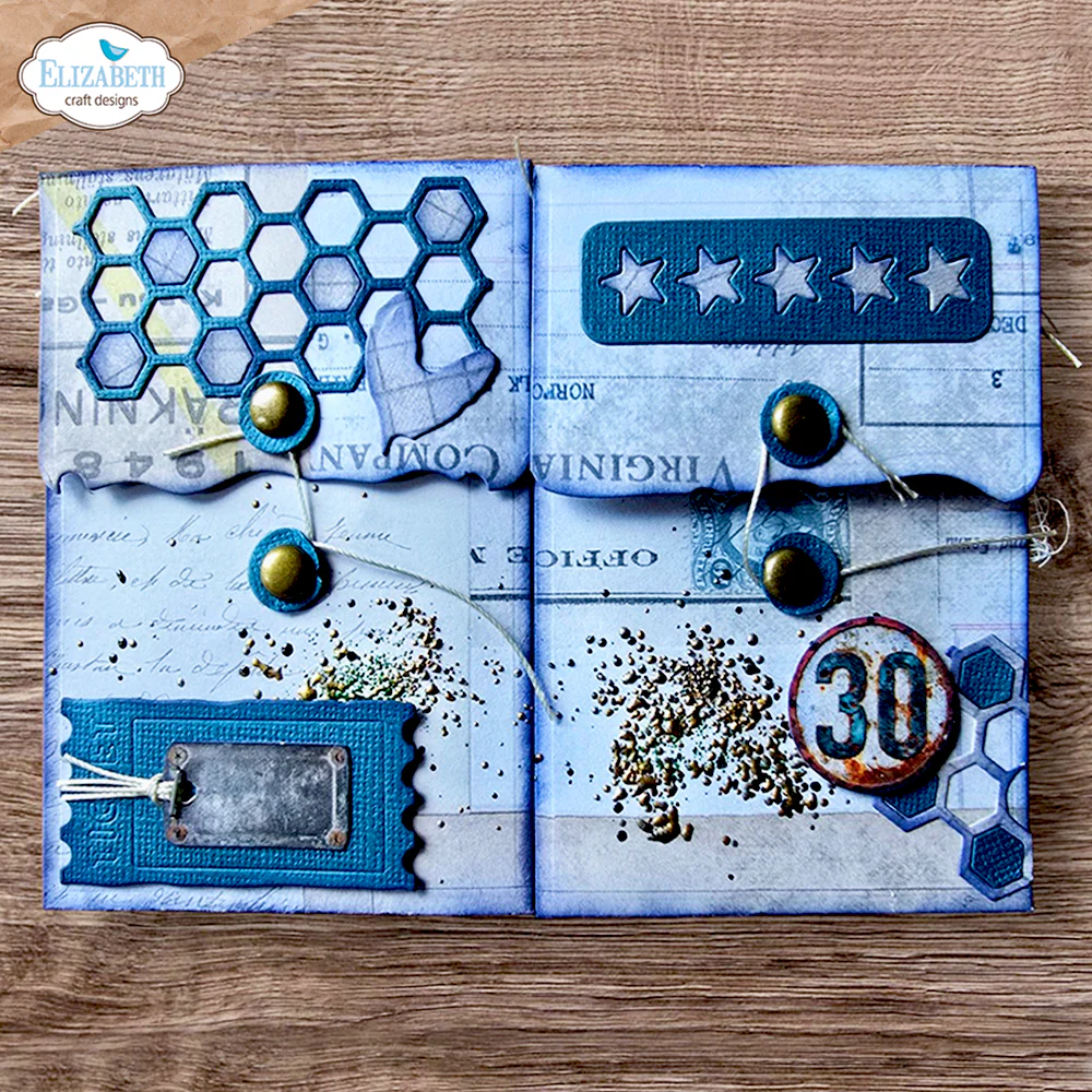 Elizabeth Craft Designs Off The Edge Pocket Metal Die Set