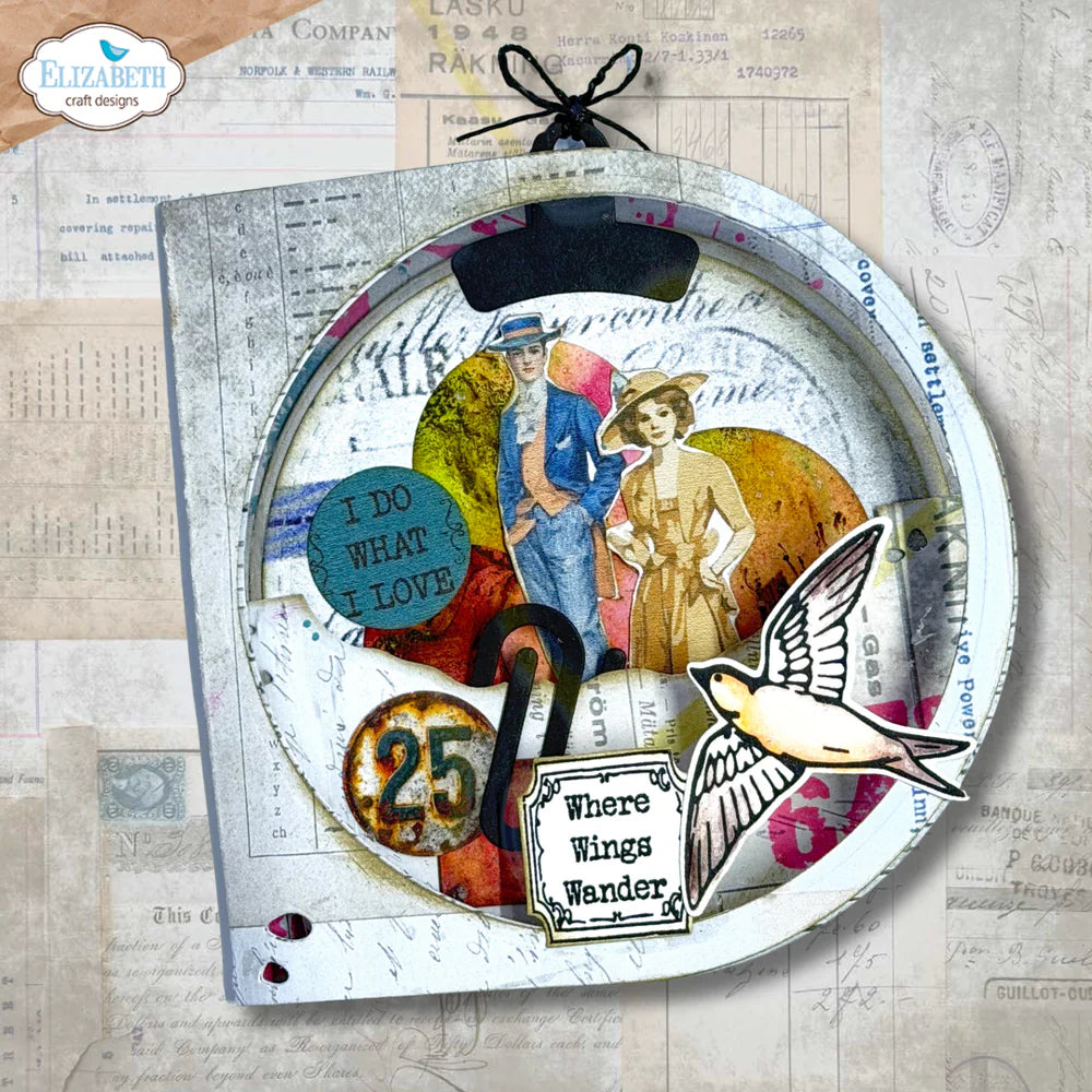 Elizabeth Craft Designs Rounded Pocket Page Metal Die Set