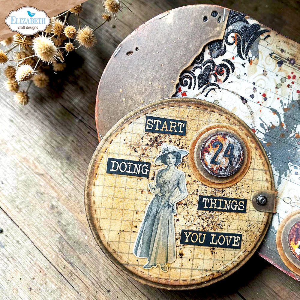 Elizabeth Craft Designs Rounded Pocket Page Metal Die Set