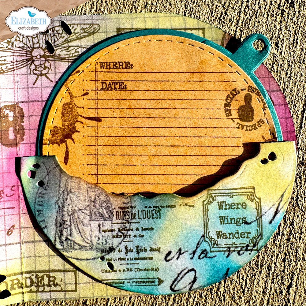 Elizabeth Craft Designs Rounded Pocket Page Metal Die Set