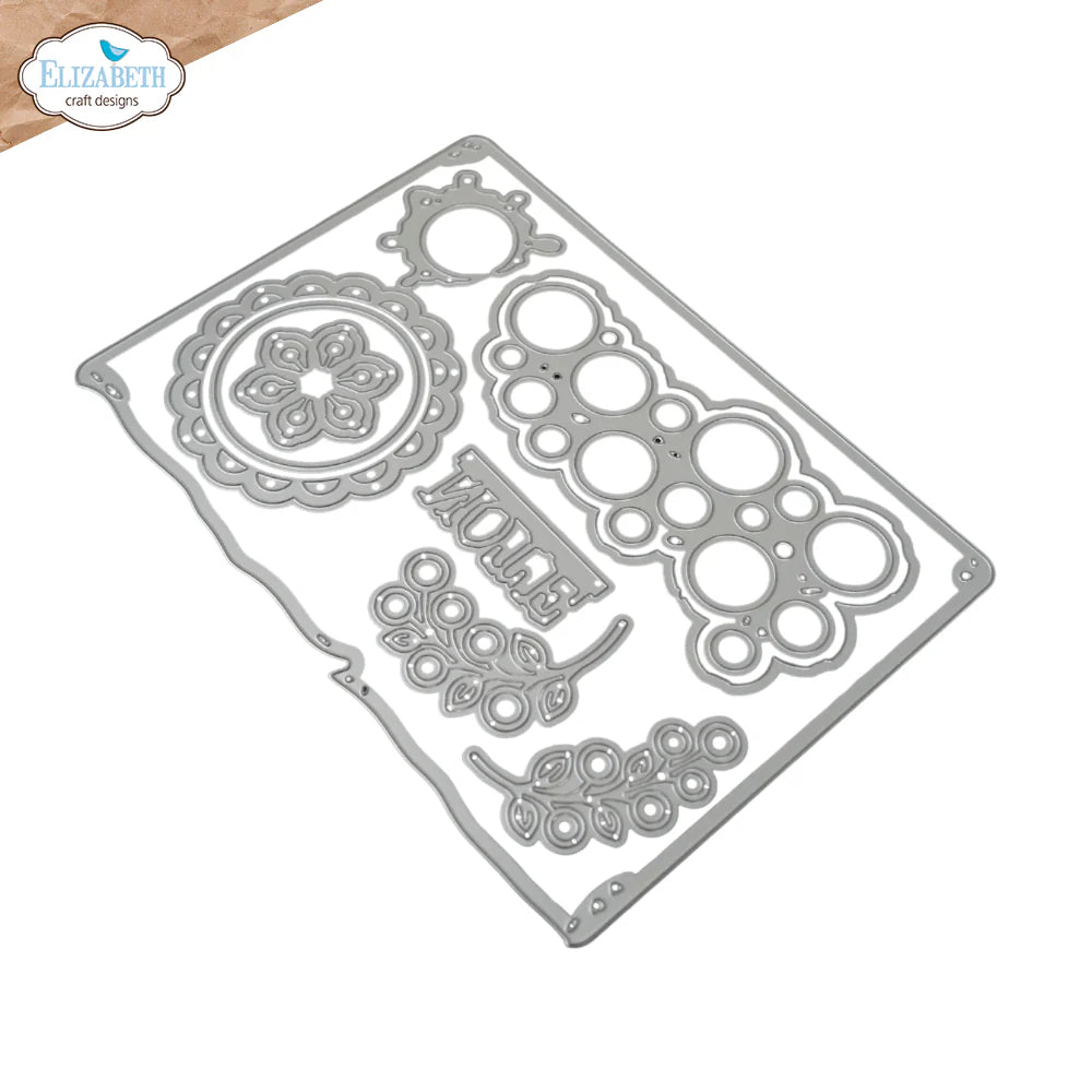 Elizabeth Craft Designs All Around Circles Metal Die Set