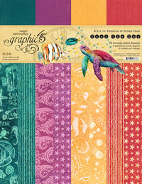 Graphic 45 Seas the Day 8.5” x 11” Patterns & Solids Pack