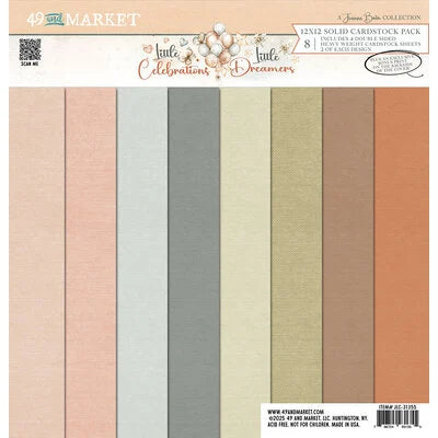 49 & Market Little Celebrations/Little Dreamers 12x12 Solids Collection Pack