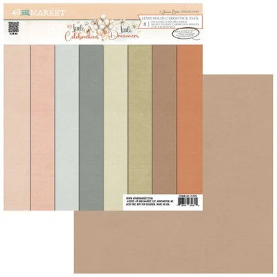 49 & Market Little Celebrations/Little Dreamers 12x12 Solids Collection Pack