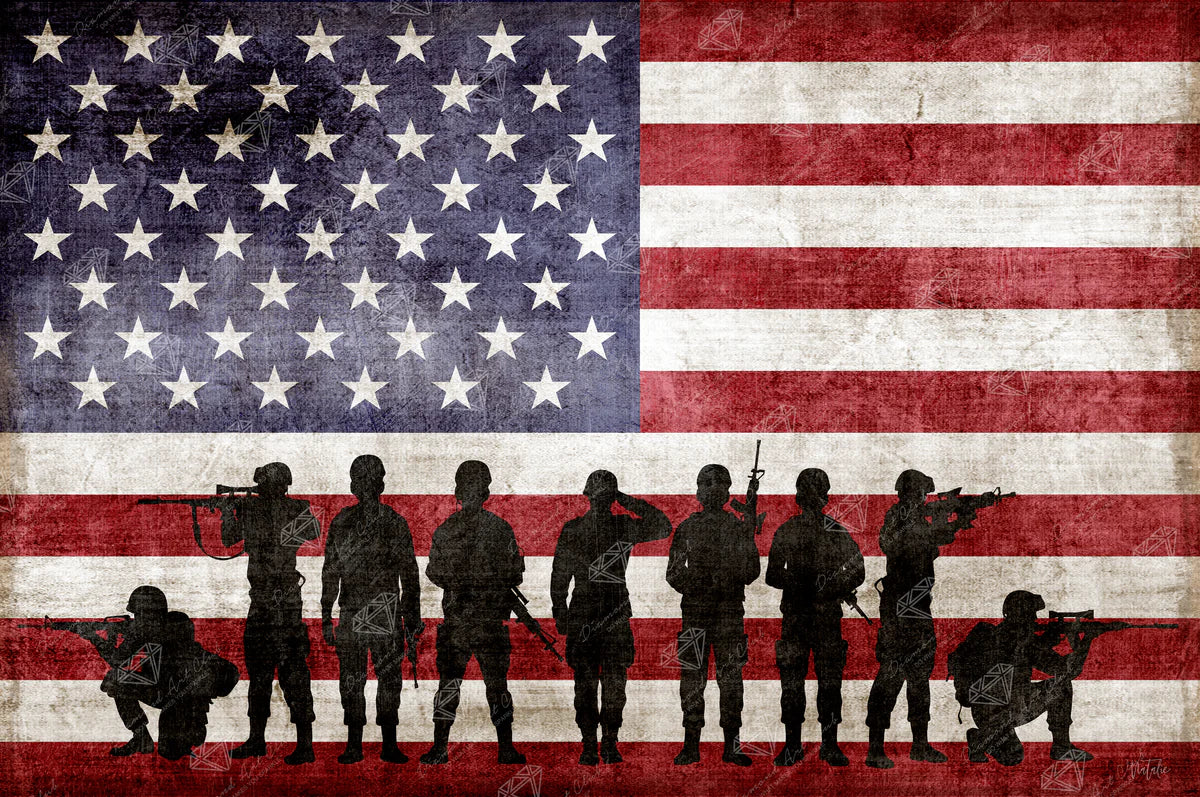 Diamond Art Club Soldier Flag