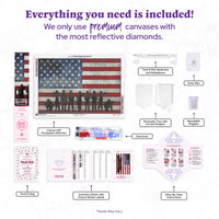 Diamond Art Club Soldier Flag