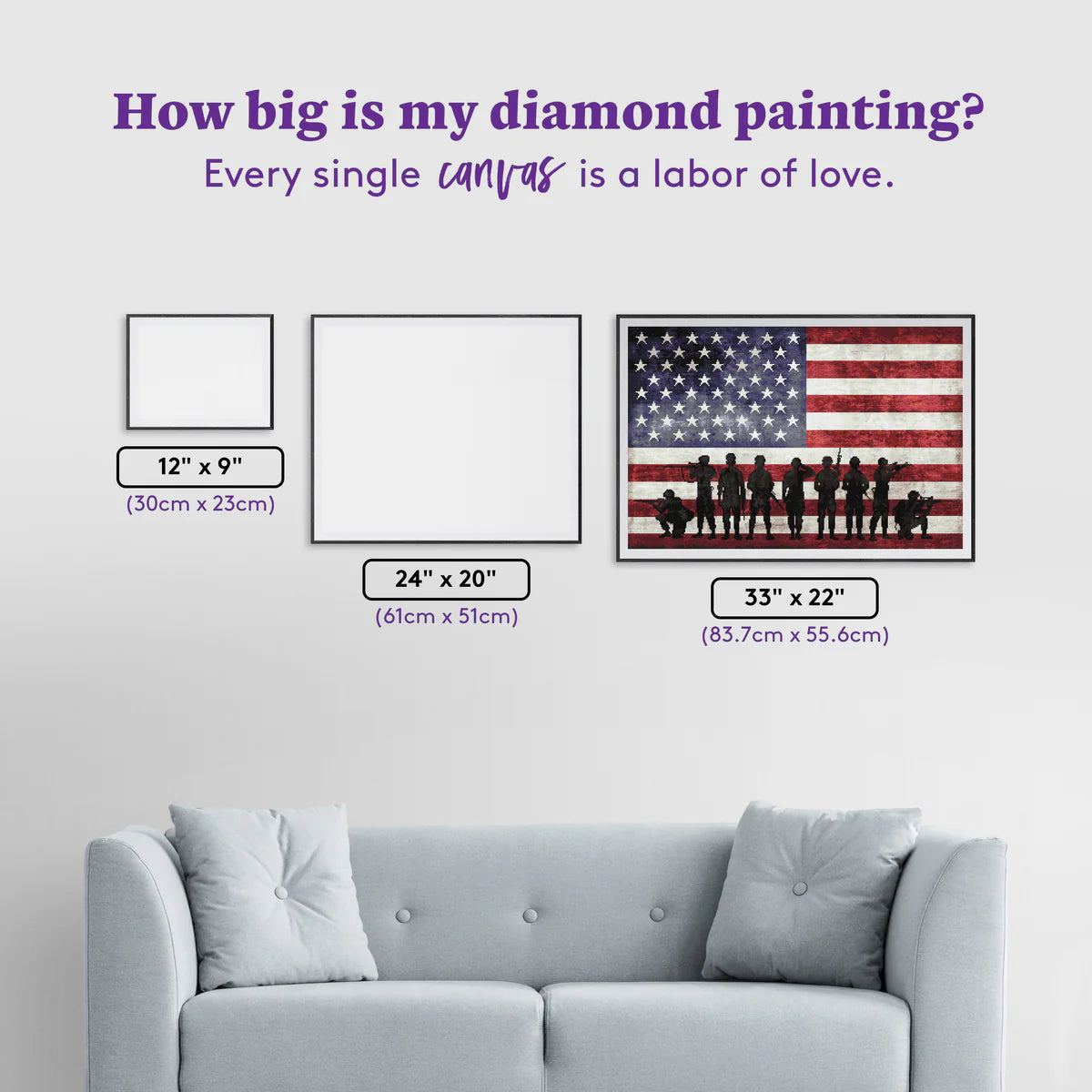 Diamond Art Club Soldier Flag